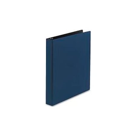 Avery Dennison Durable Round Ring Reference Binder For 11X8-1/2 Sheets, 1" Capacity, Blue 27251